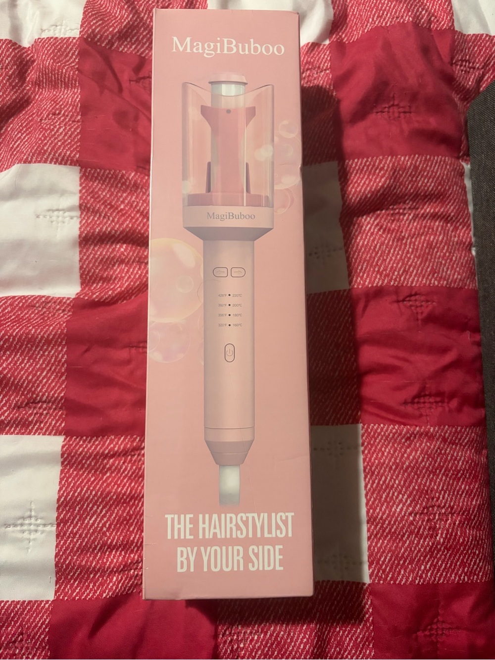 Pink Automatic Curling Iron
